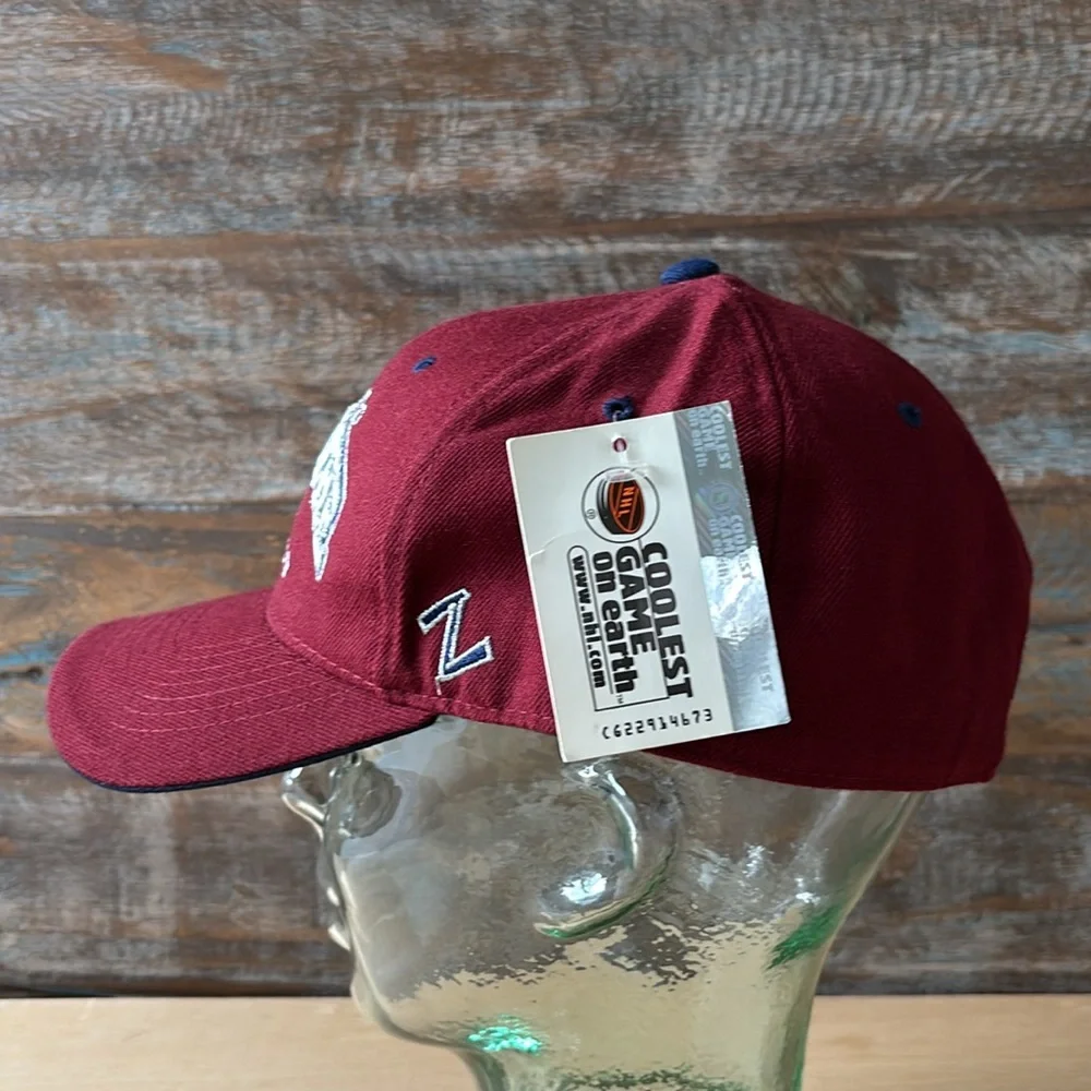 Authentic Fitted 7 1/2 Zephyr Hat Colorado Avalanche Hockey